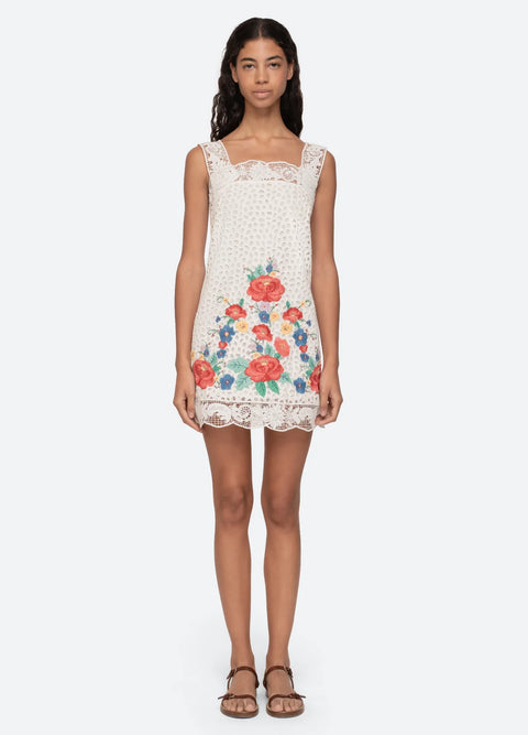 Sea New York - Astrid Embroidery Mini Dress