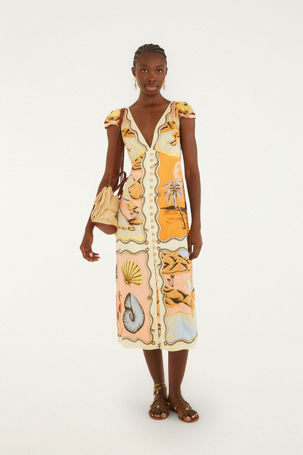 Farm Rio - Souvenir Midi Dress