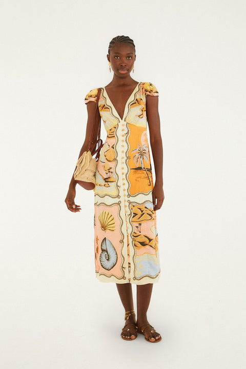 Farm Rio - Souvenir Midi Dress