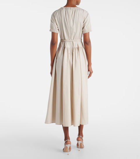 Max Mara - Terry Cotton Poplin Dress