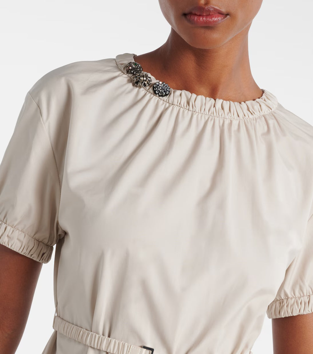 Max Mara - Terry Cotton Poplin Dress