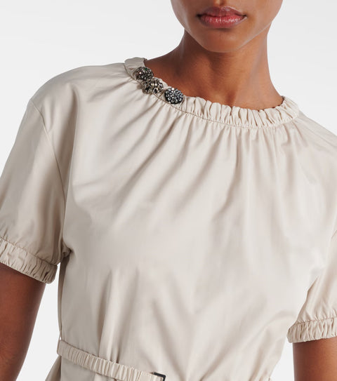 Max Mara - Terry Cotton Poplin Dress