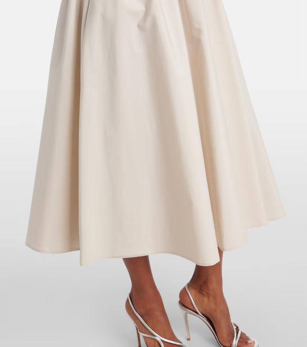 Max Mara - Terry Cotton Poplin Dress