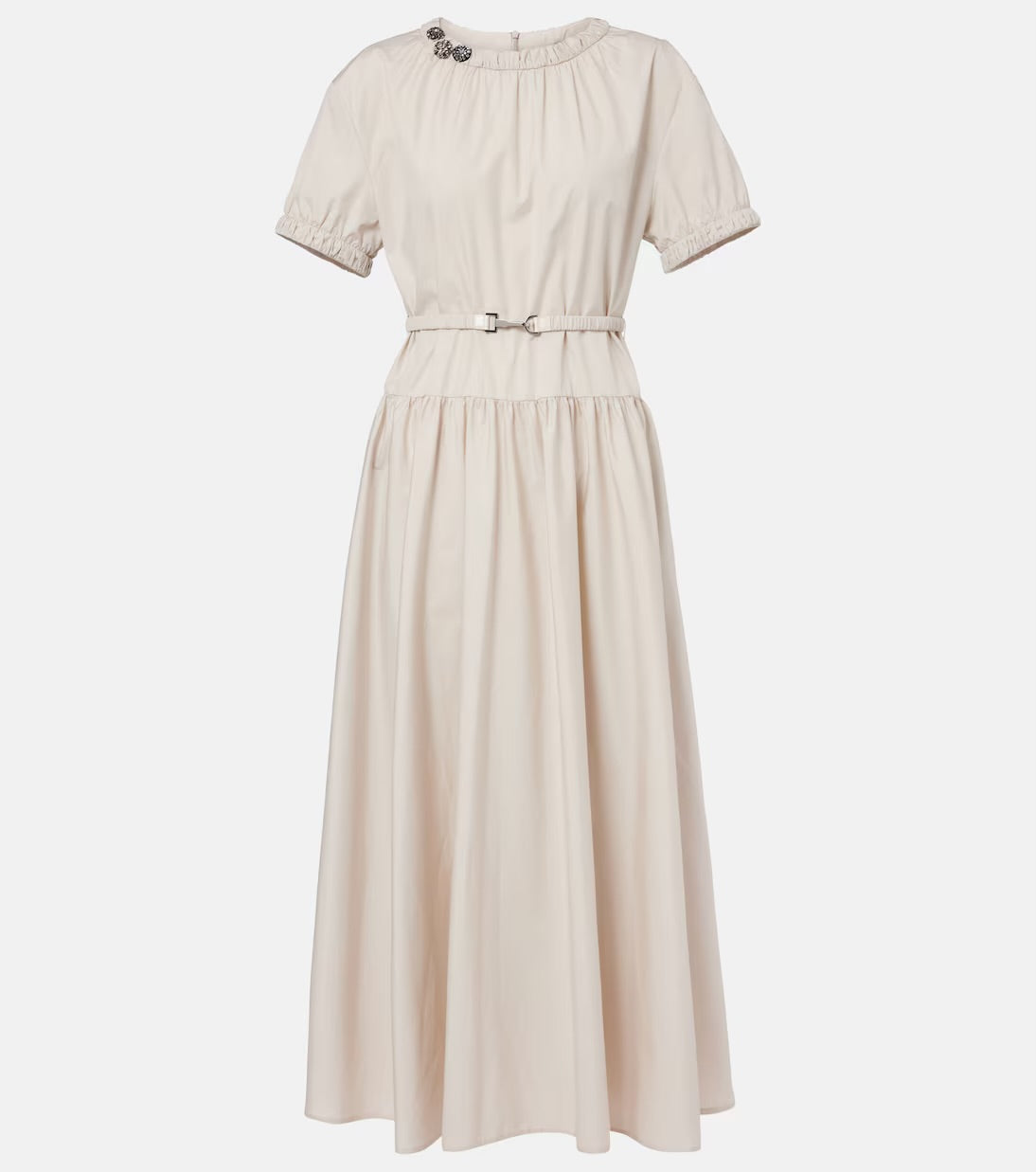 Max Mara - Terry Cotton Poplin Dress