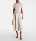 Max Mara - Terry Cotton Poplin Dress