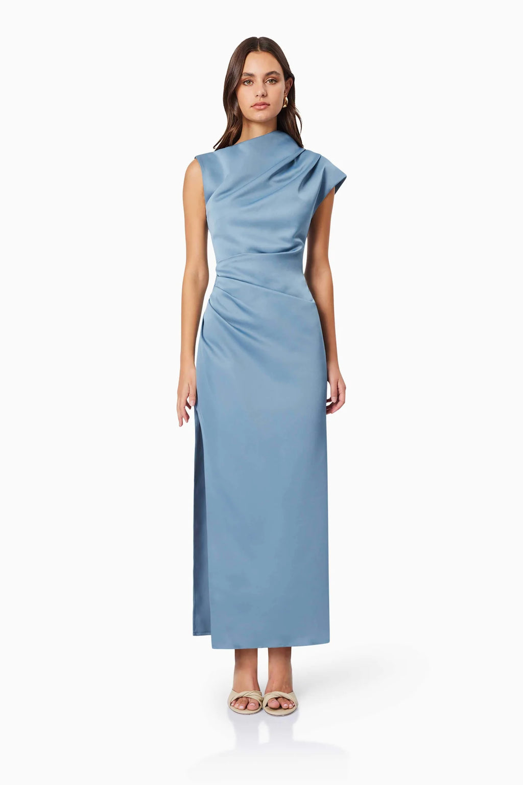 Elliatt - Coralie Maxi Gown Steel Blue