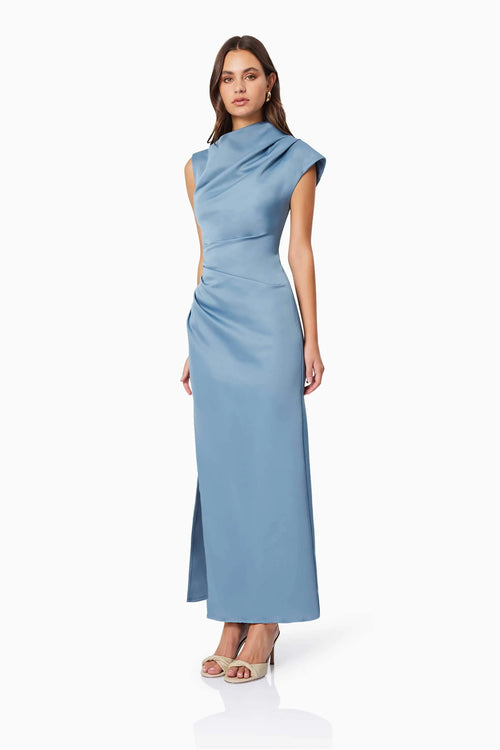 Elliatt - Coralie Maxi Gown Steel Blue