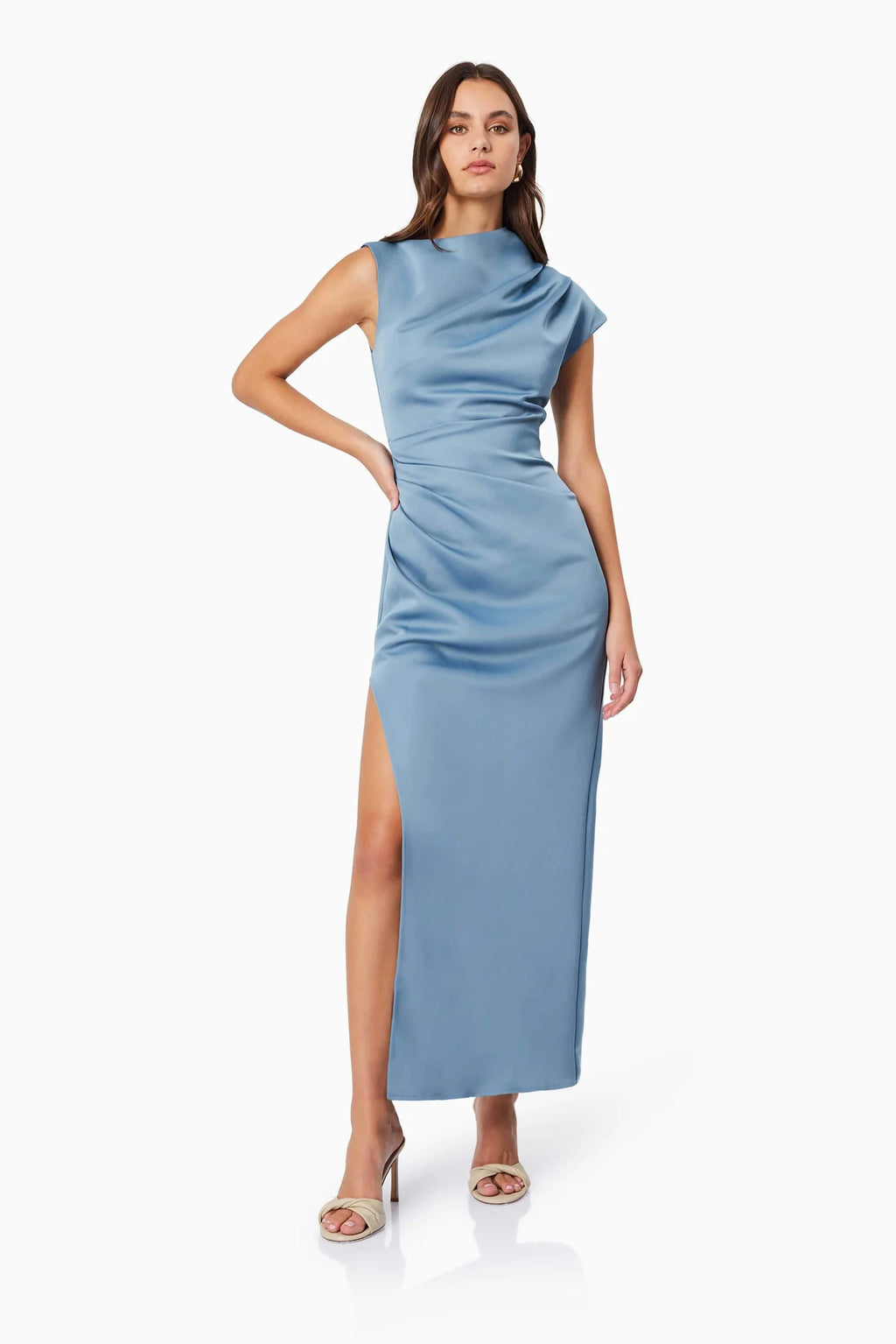 Elliatt - Coralie Maxi Gown Steel Blue