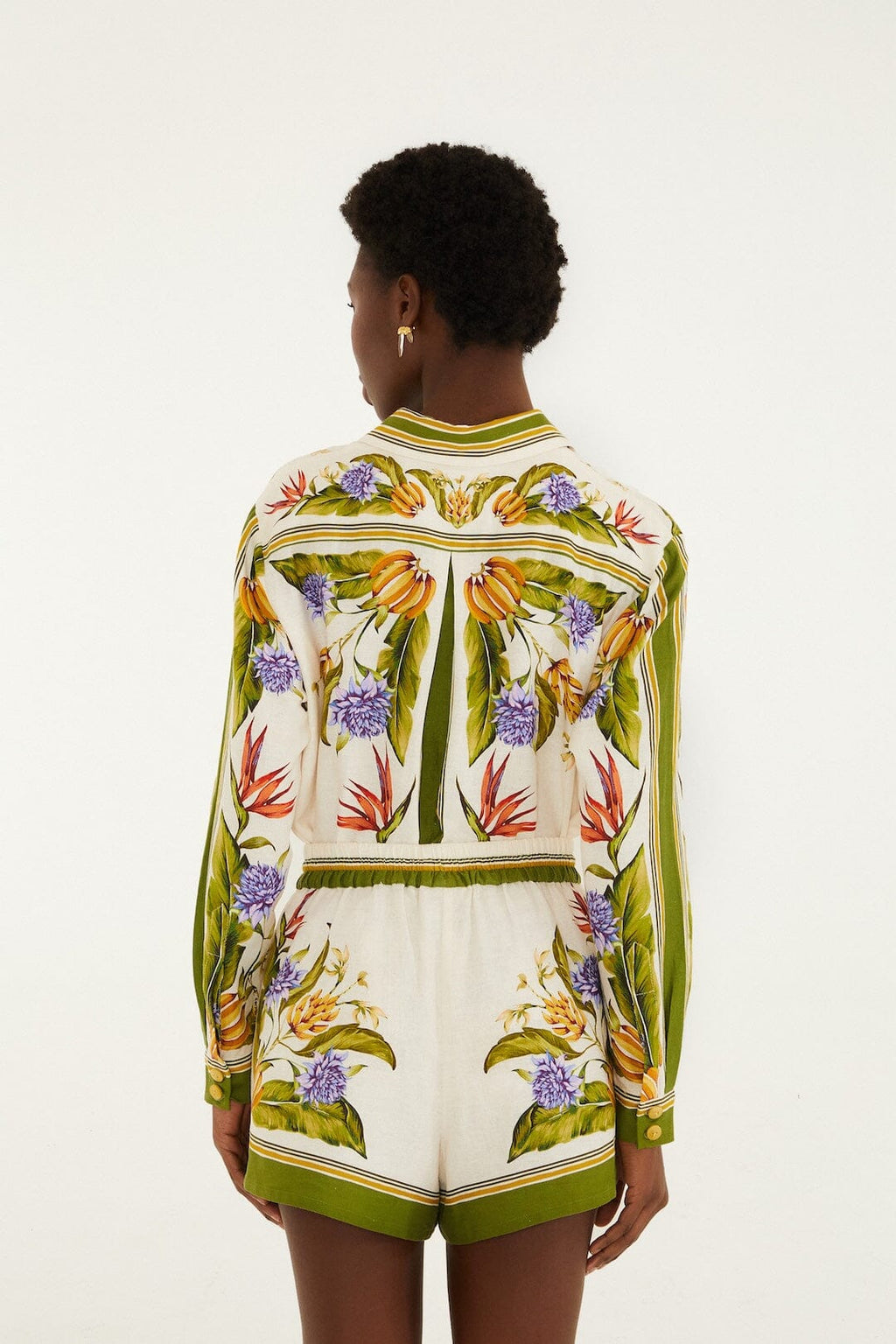 Farm Rio - Sand tropical Scarf Shorts