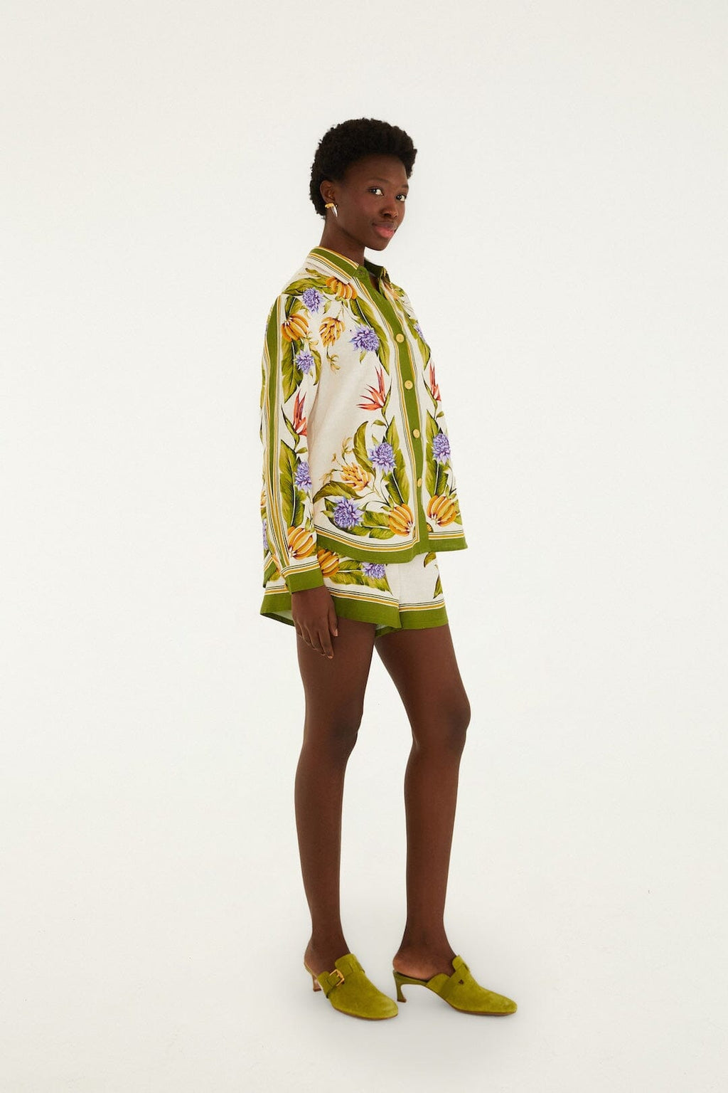 Farm Rio - Sand tropical Scarf Shorts