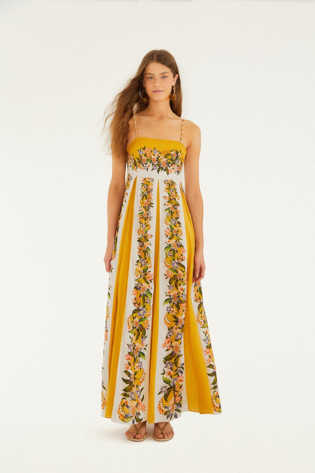 Farm Rio - Sand Hilo Stripes Maxi