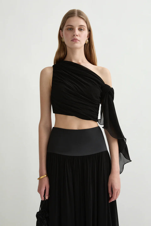 Posse -Solene Top & Skirt Set Black