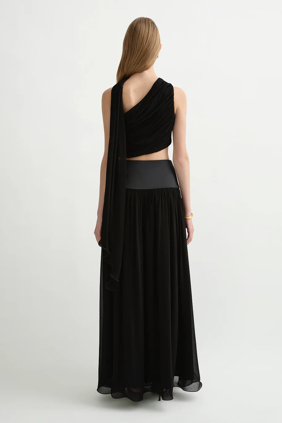 Posse -Solene Top & Skirt Set Black