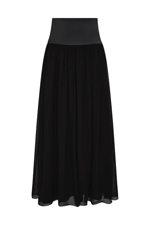 Posse -Solene Top & Skirt Set Black