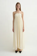 Posse -Solene Dress Butter Yellow