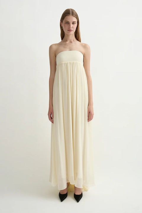 Posse -Solene Dress Butter Yellow