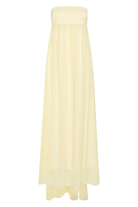 Posse -Solene Dress Butter Yellow