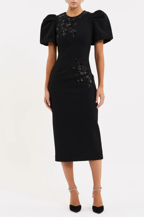 Rebecca Vallance - Livia Midi Black
