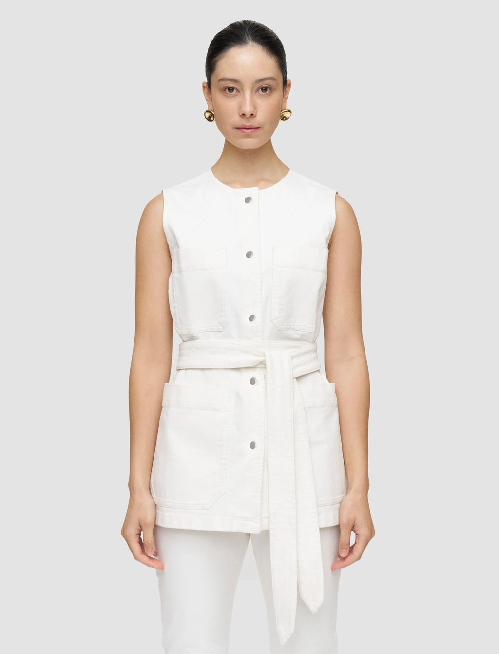 Joseph - Balan Denim Sleeveless Jacket