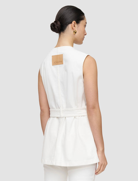 Joseph - Balan Denim Sleeveless Jacket