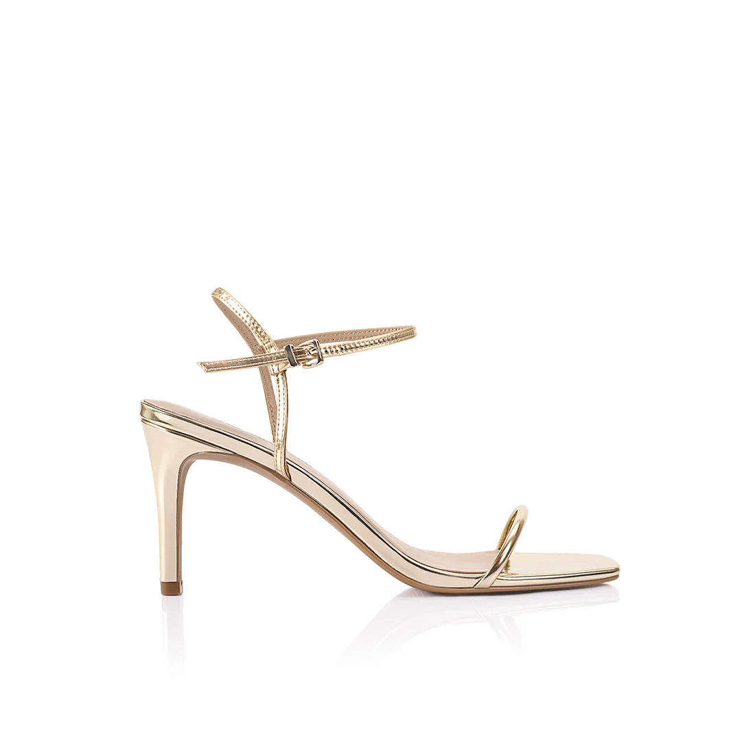 Lana Wilkinson -  Vicki Sandal Gold Metallic Leather