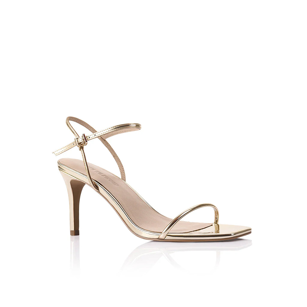 Lana Wilkinson -  Vicki Sandal Gold Metallic Leather