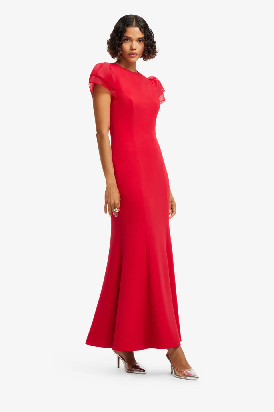 Leo Lin - Sophia Puff Sleeve Midi Dress