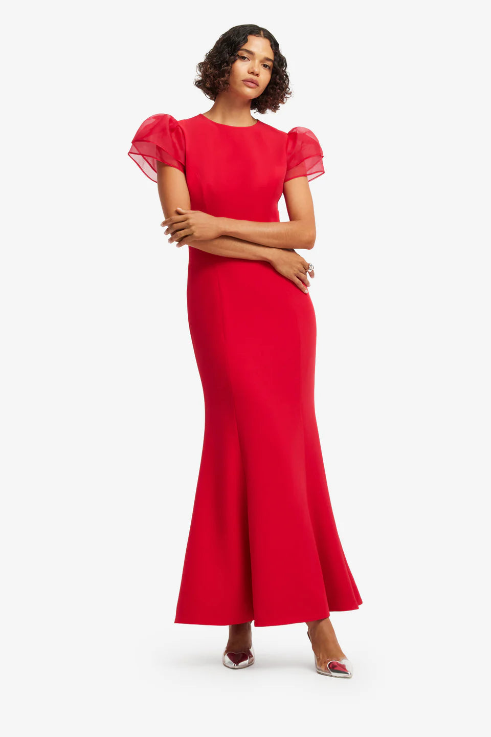 Leo Lin - Sophia Puff Sleeve Midi Dress