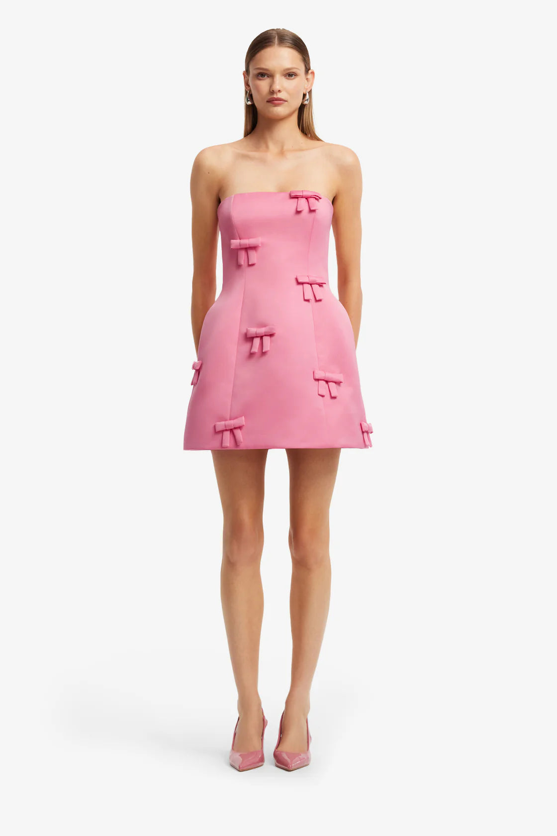 Leo Lin - Roselle Bow Mini Dress