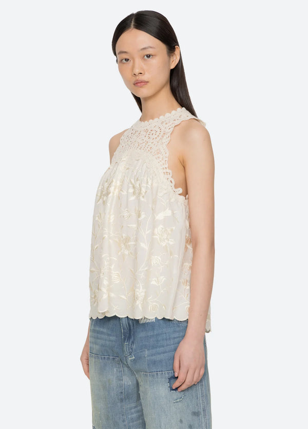 Sea New York - Alina Lace Tank Top – view 4