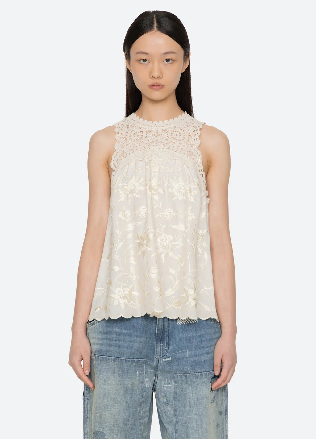 Sea New York - Alina Lace Tank Top