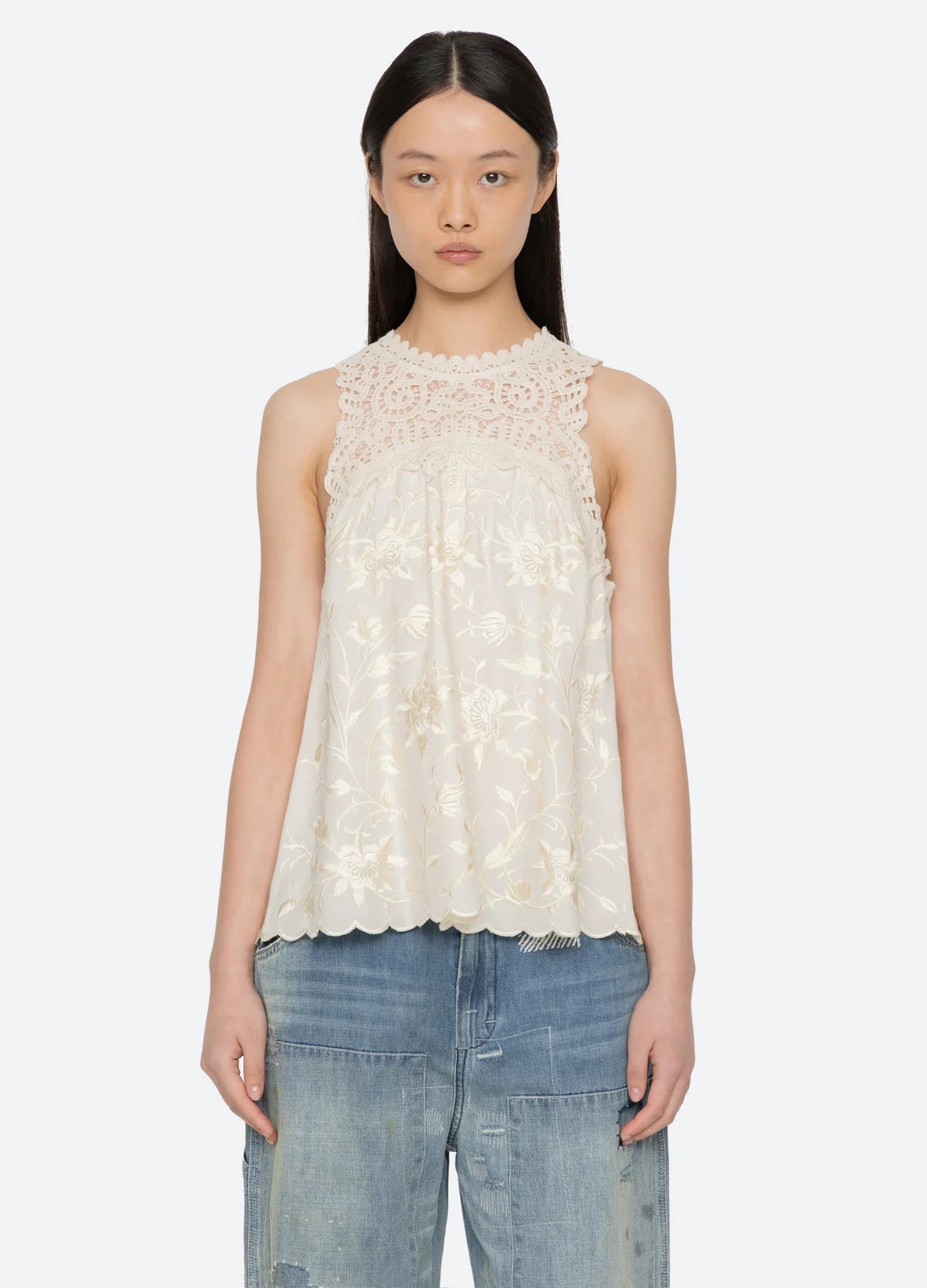 Sea New York - Alina Lace Tank Top