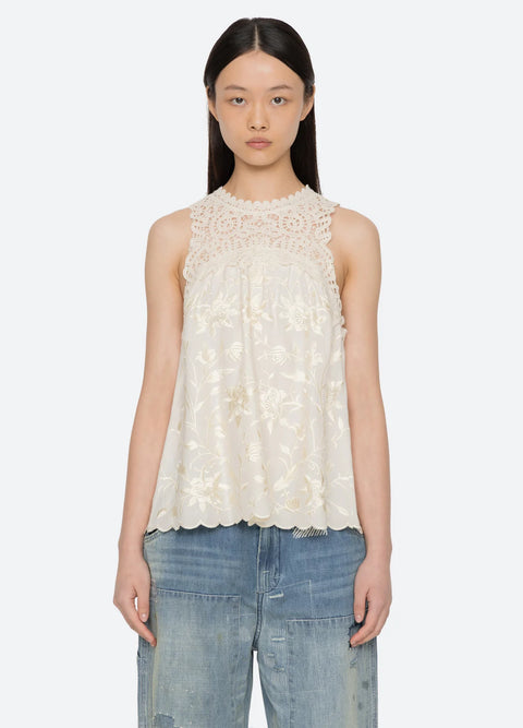 Sea New York - Alina Lace Tank Top