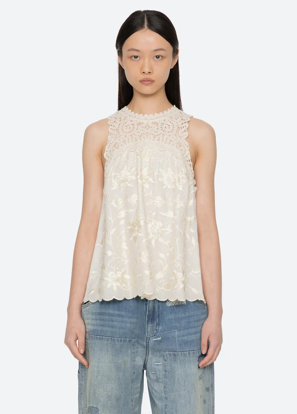 Sea New York - Alina Lace Tank Top – view 1