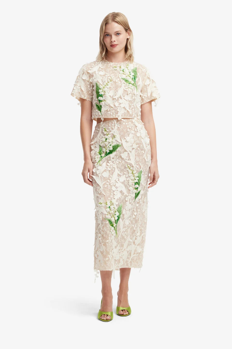 Leo Lin - Kyra Embellished Skirt