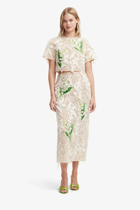 Leo Lin - Kyra Embellished Skirt
