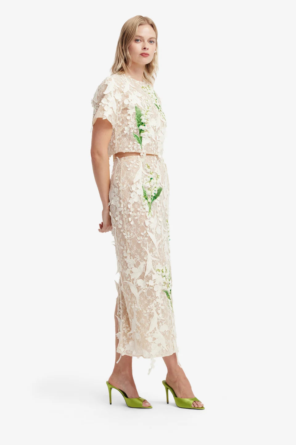 Leo Lin - Kyra Embellished Skirt