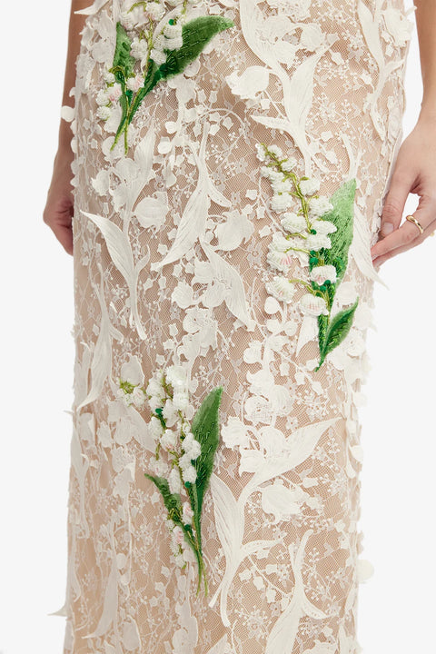 Leo Lin - Kyra Embellished Skirt