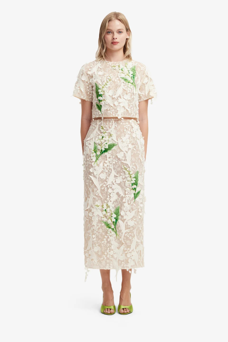 Leo Lin - Kyra Embellished Skirt