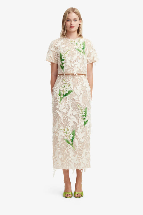 Leo Lin - Kyra Embellished Skirt