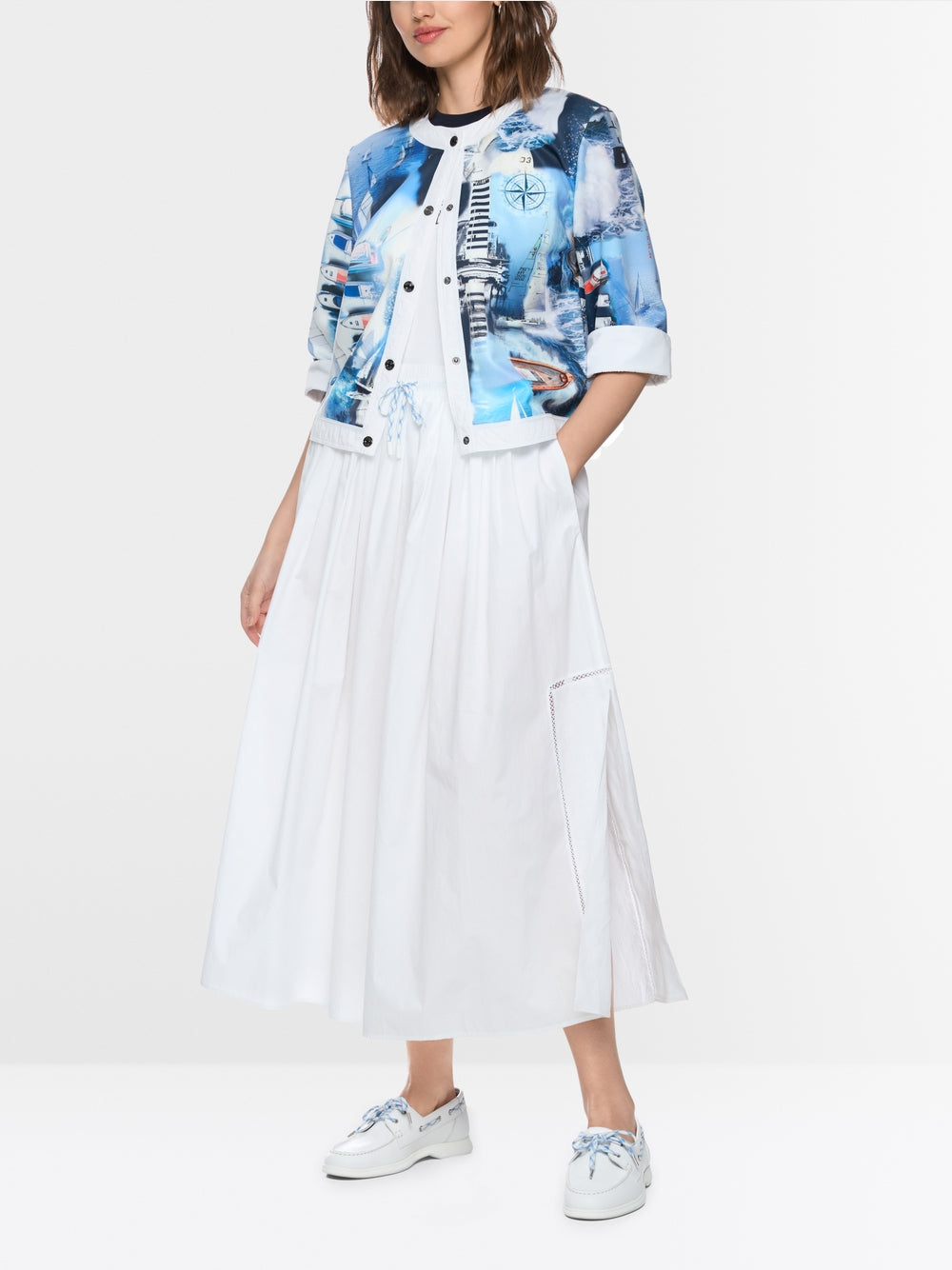 Marc Cain - Cotton Pleat Skirt
