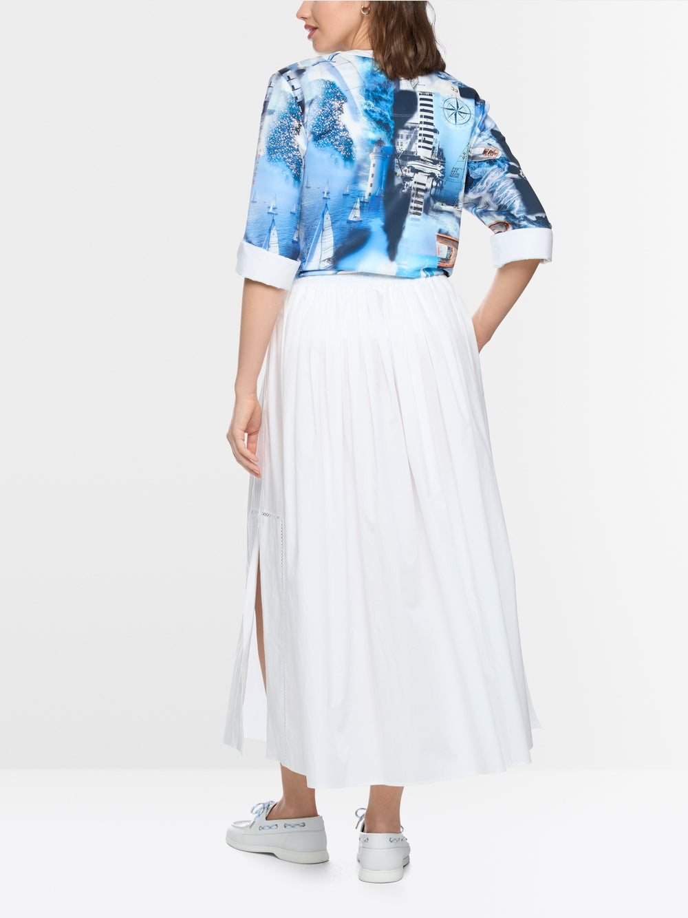 Marc Cain - Cotton Pleat Skirt