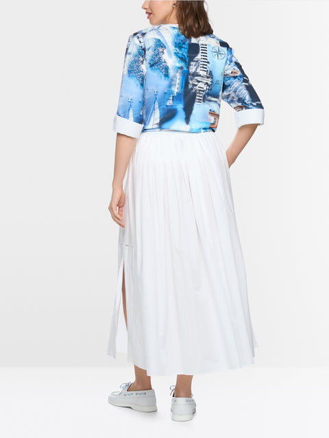 Marc Cain - Cotton Pleat Skirt
