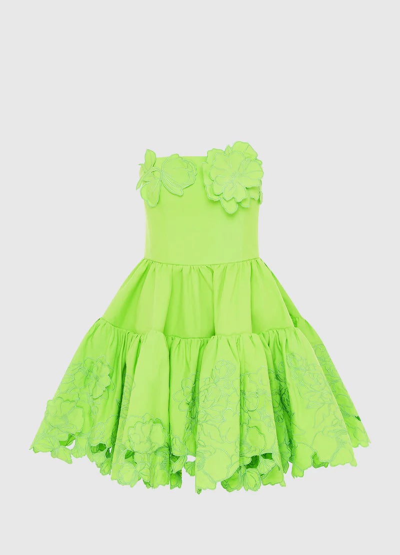 Leo Lin - Skye Applique Bustier Mini