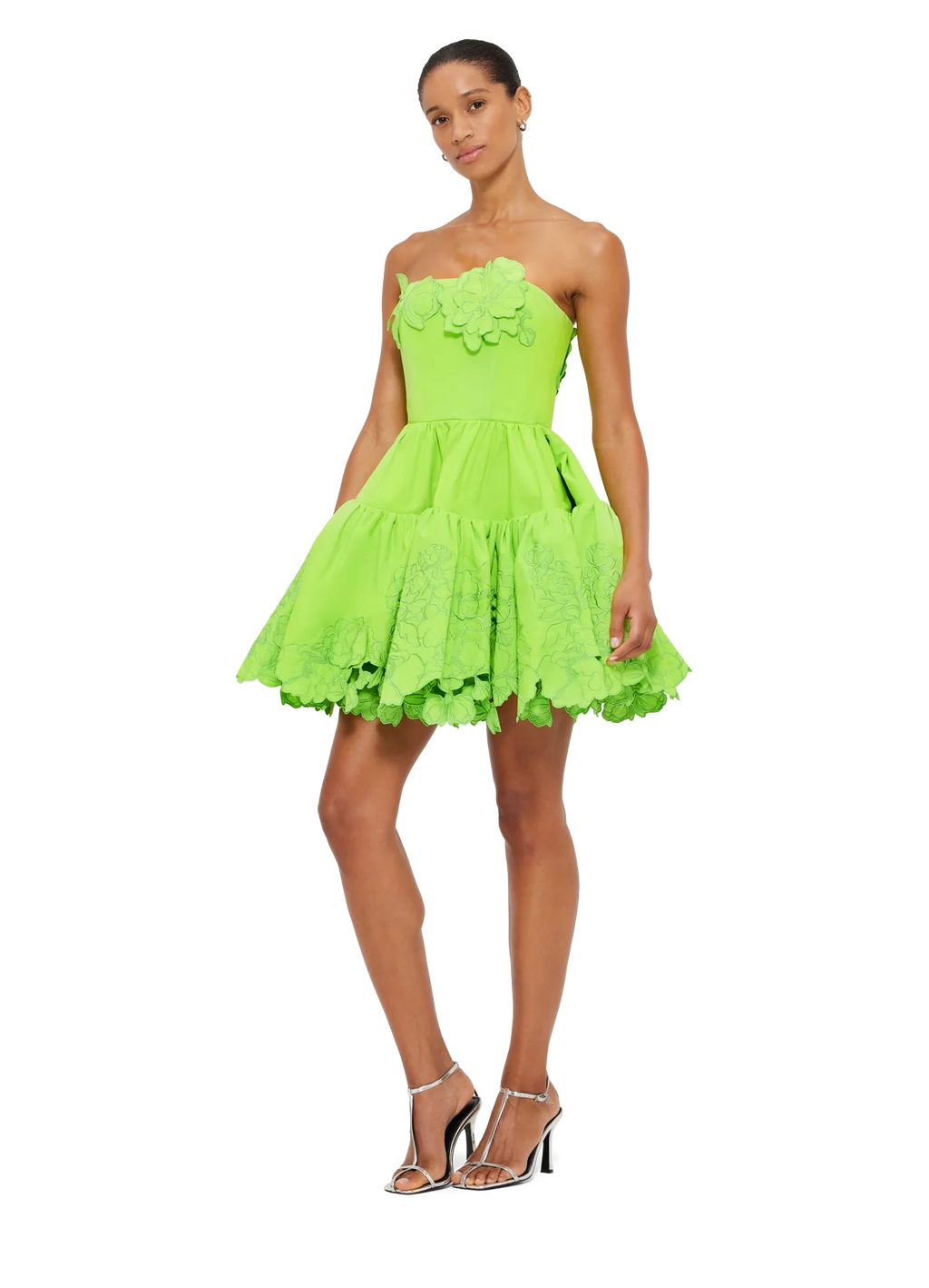 Leo Lin - Skye Applique Bustier Mini