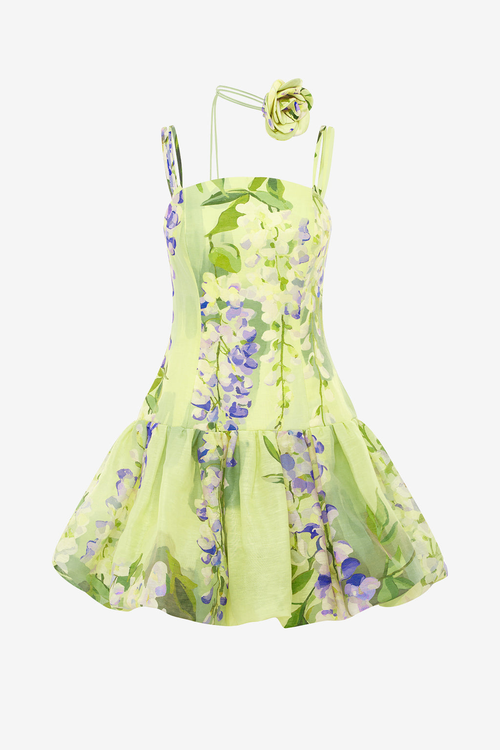 Leo Lin - Lorena Puff Sleeve Mini