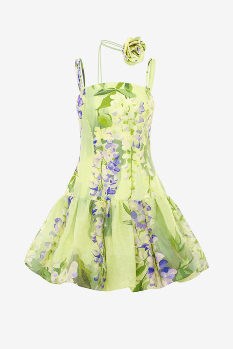 Leo Lin - Lorena Puff Sleeve Mini
