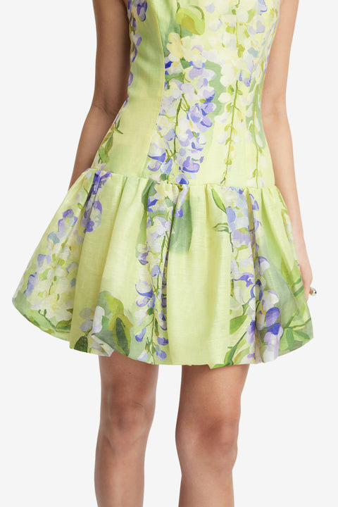 Leo Lin - Lorena Puff Sleeve Mini