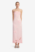 Leo Lin - Rayna Appliqué Bustier Maxi Dress