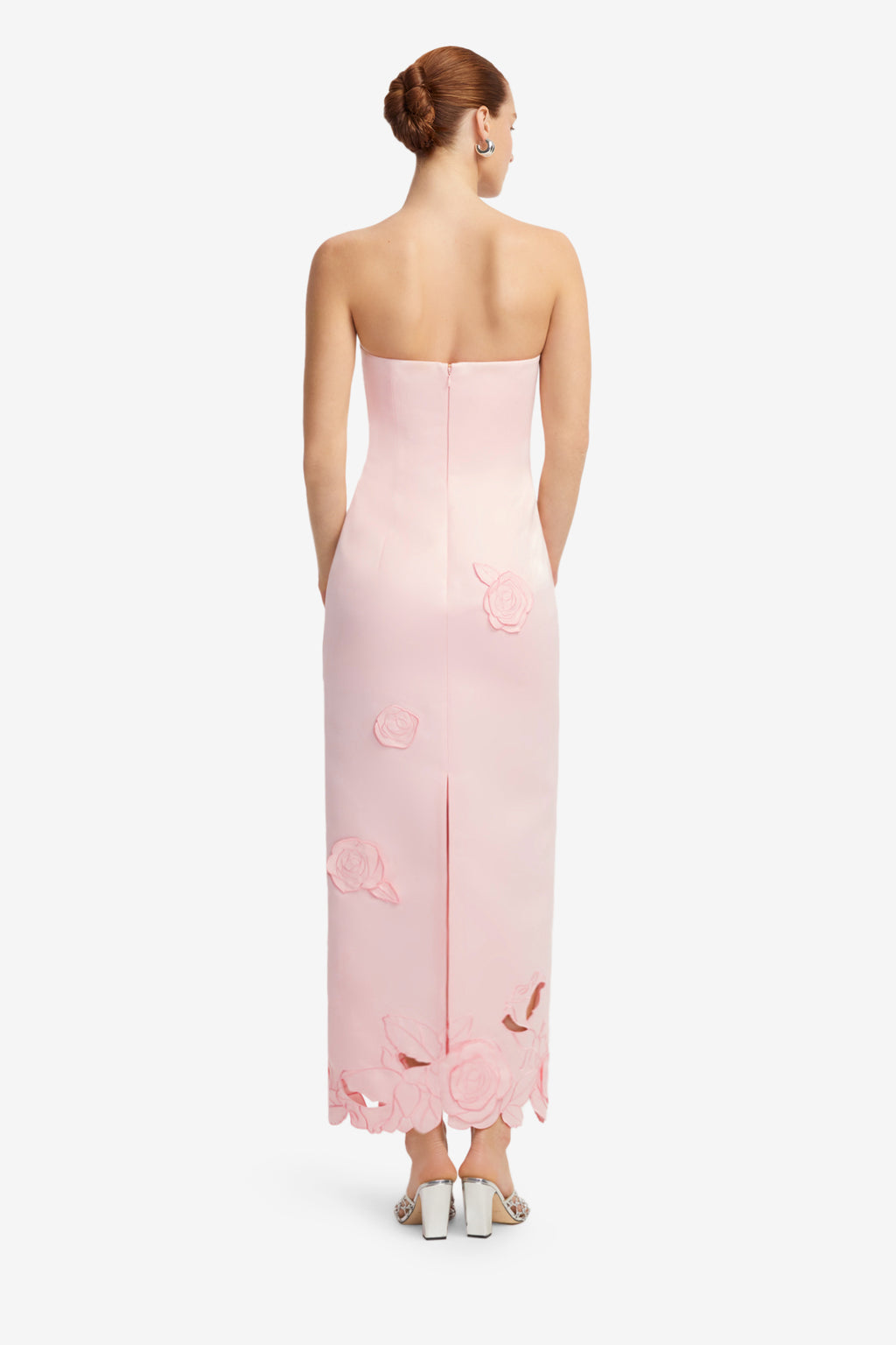 Leo Lin - Rayna Appliqué Bustier Maxi Dress